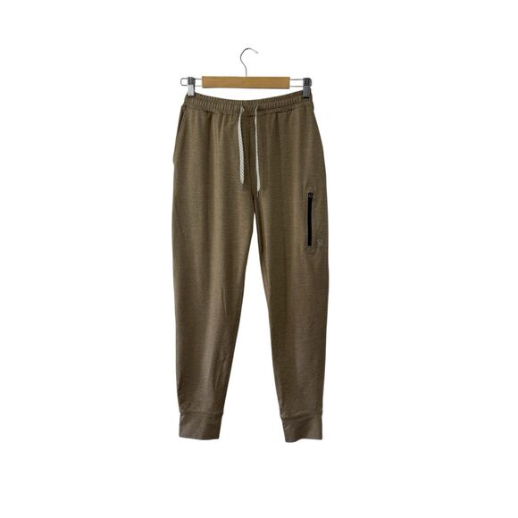 Vuori Small Sunday Performance Jogger Pants Stretch V416 Brown Athletic Mens - Picture 1 of 16